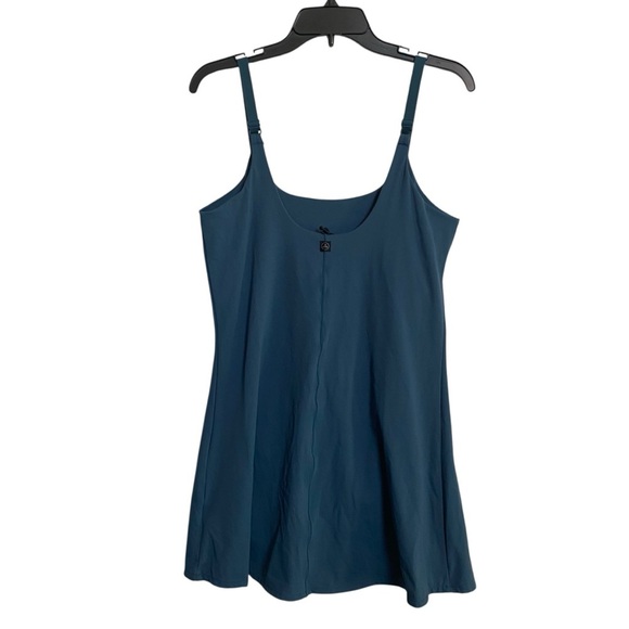 Prana Stormy Night Blue Luxara Athletic Adventure Dress Size Medium - Picture 5 of 9